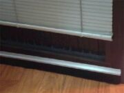 Alüminyum Kapı Altı Fırça 200 cm ( 5 cm Fırçalı-Yüzeyden Montaj)