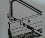 Alüminyum Kapı Altı Fırça 200 cm ( 5 cm Fırçalı-Yüzeyden Montaj)