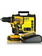 Stanley SBD20S2K   Akülü Matkap Vidalama 18 Volt-1,5 Amper (Kömürsüz )