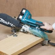 Makita DLS714RT2 Akülü Kızaklı Gönye Kesme 190mm (18 volt -5,0 ah Çift Akü)