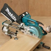 Makita DLS714RT2 Akülü Kızaklı Gönye Kesme 190mm (18 volt -5,0 ah Çift Akü)