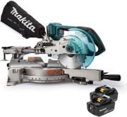 Makita DLS714RT2 Akülü Kızaklı Gönye Kesme 190mm (18 volt -5,0 ah Çift Akü)