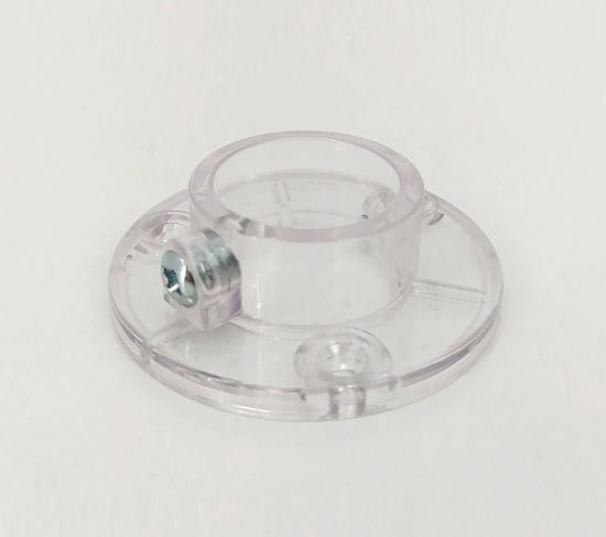 Yuvarlak Vidalı Flanş Şeffaf (25mm Boru İçin)