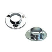 YUVARLAK VİDALI FLANŞ 25mm BORU İÇİN (Plastik kromaj kaplı)