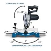 Scheppach HM80L  Lazerli Gönye Kesme 210mm