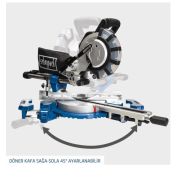 Scheppach HM254SPX  Sürgülü Gönye Kesme Makinası 254mm