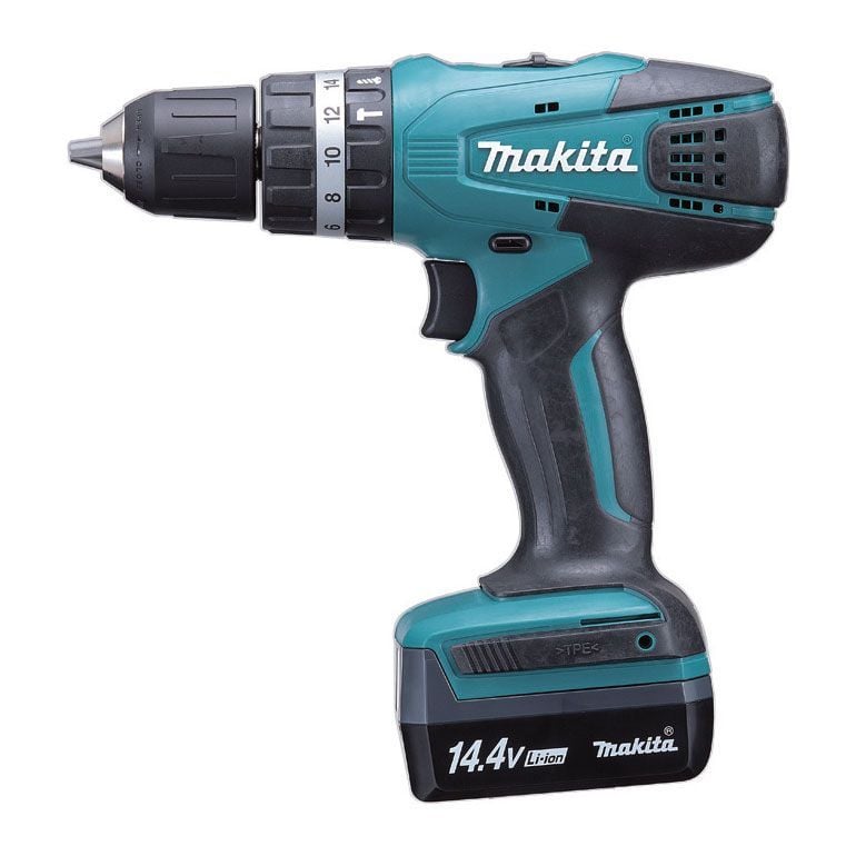 Makita HP347DWE3 Akülü Darbeli Matkap Vidalama 14,4 V. - 1,5 Ah.