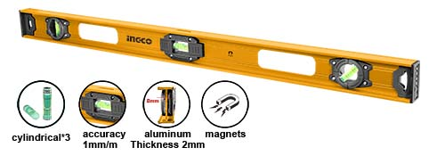 İngco Alüminyum Su Terazisi 100cm Mıknatıslı