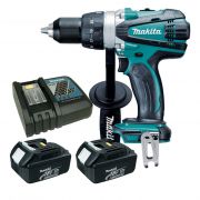 Makita DHP458RMJ  Akülü  Darbeli Matkap  18 Volt-4,0 Amper