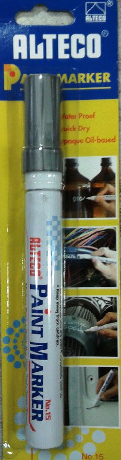 Alteco Gümüş Marker Kalem