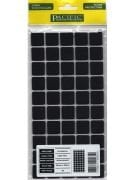 Keçe Zemin Koruyucu Kare 20x20  Siyah
