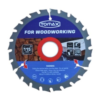 Tomax 115mm Elmas Uçlu Testere 115x1,6x22,2  24 diş