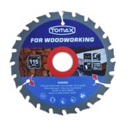 Tomax 115mm Elmas Uçlu Testere 115x1,6x22,2  24 diş