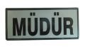 MÜDÜR LEVHASI METALİK GRİ
