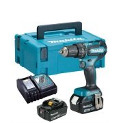 Makita DHP485RTJ Akülü Darbeli Matkap Vidalama  18 Volt-5,0 Ah.