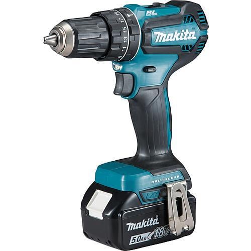 Makita DHP485RTJ Akülü Darbeli Matkap Vidalama  18 Volt-5,0 Ah.
