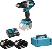Makita DHP484RTJ Akülü Darbeli Matkap Vidalama 18 Volt-5,0 Amper