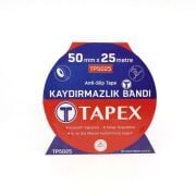 Tapex Kaydırmazlık Bandı Siyah 50 mm x 25 metre