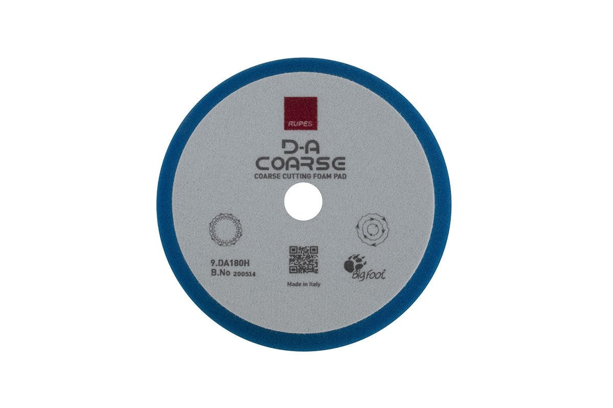 Rupes DA-Coarse Mavi Pasta Süngeri Çap:130/150 mm (LHR15 Makina İçin)