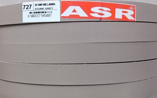 Stone Grey Melamin Tutkallı Kenar Bandı 50mt