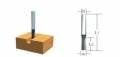 MAKİTA D-09260 DÜZ KANAL UÇ 6 mm şaftlı