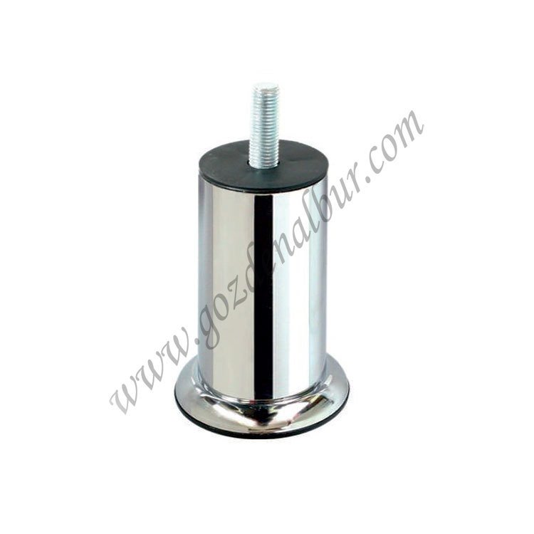 ÇAP 50 mm 10 cm METAL BAZA AYAĞI KROM 3/8 CİVATALI