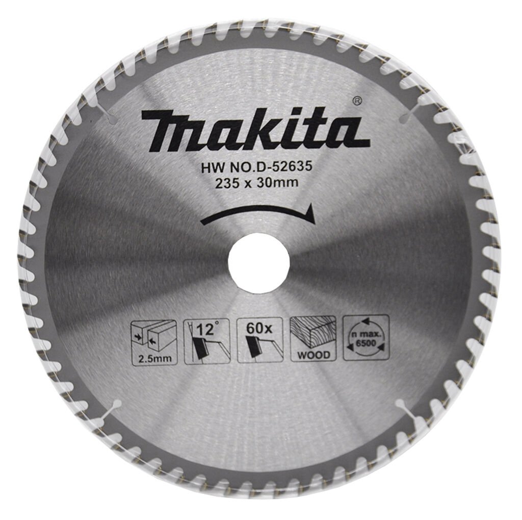 Makita D-52635 Elmas Daire Testere 235x30mm  60 Diş