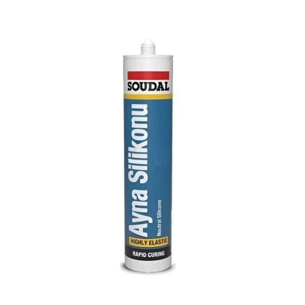 Soudal  Ayna Silikonu  Şeffaf 280 ml.