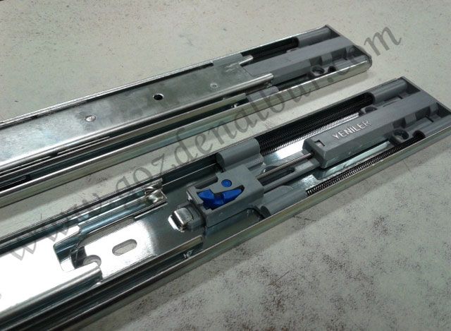 YENİLER 35 cm FRENLİ TELESKOPİK BİLYALI RAY