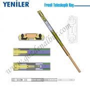 CANEX 35 cm FRENLİ TELESKOPİK BİLYALI RAY
