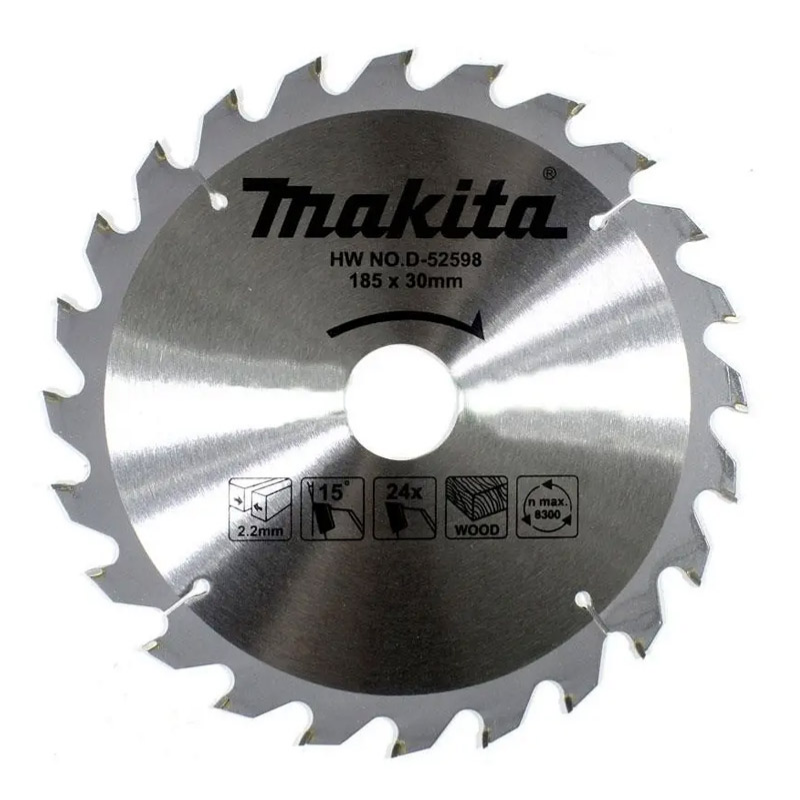 Makita D-52598 Elmas Daire Testere 185x30mm 24 Diş