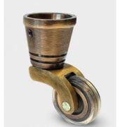 Prinç Yuvarlak Kovalı Antik Tekerlek  h:38 mm