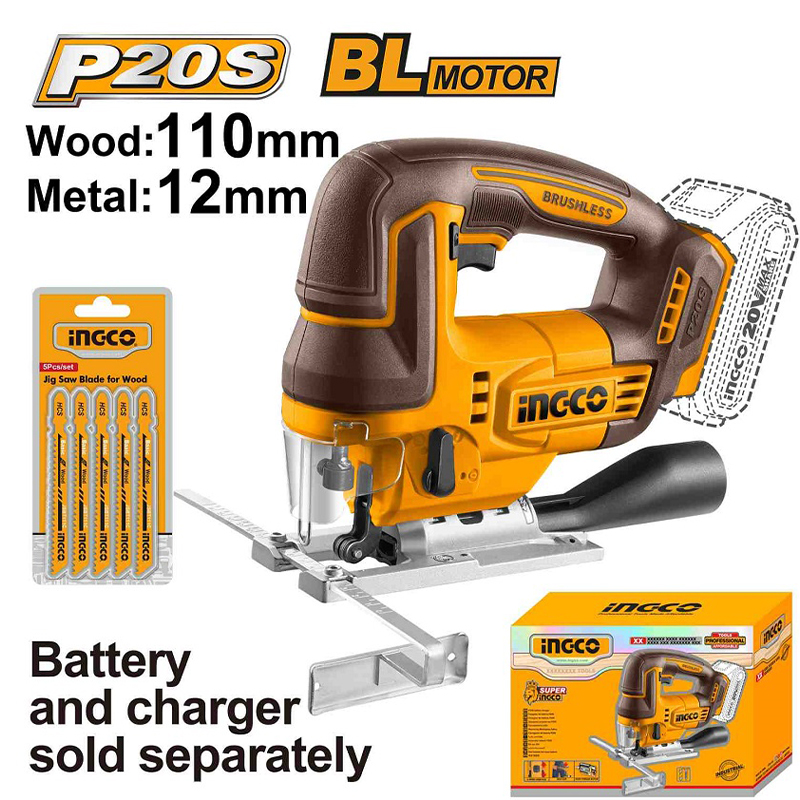 İngco CJSLI1008  Akülü Dekupaj Gövdesi 20 Volt