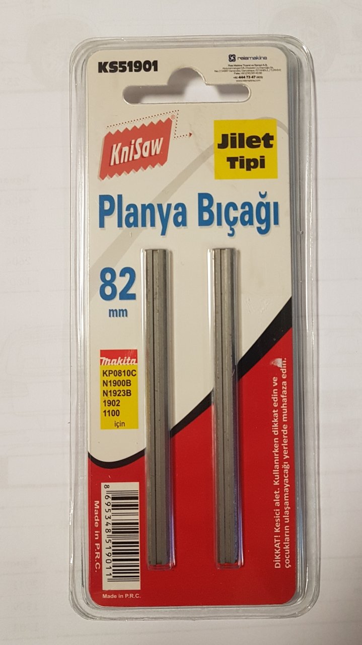 Knisaw KS51901  Planya Bıçağı Jilet Tipi  82mm