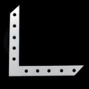 DÜZ GÖNYE MONTAJ DEMİRİ 15*115*115 mm (Kalınlık 2 mm)