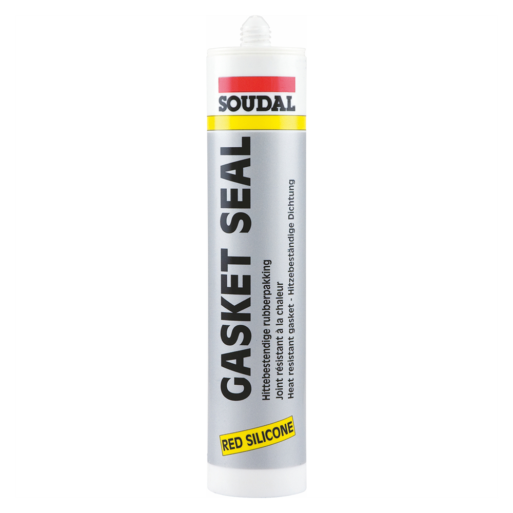 Soudal Isıya Dayanıklı Kırmızı Silikon Gasket Seal