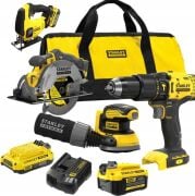 Stanley SFMCK412MDS Akülü Ağaç İşleri Seti 4 Parça