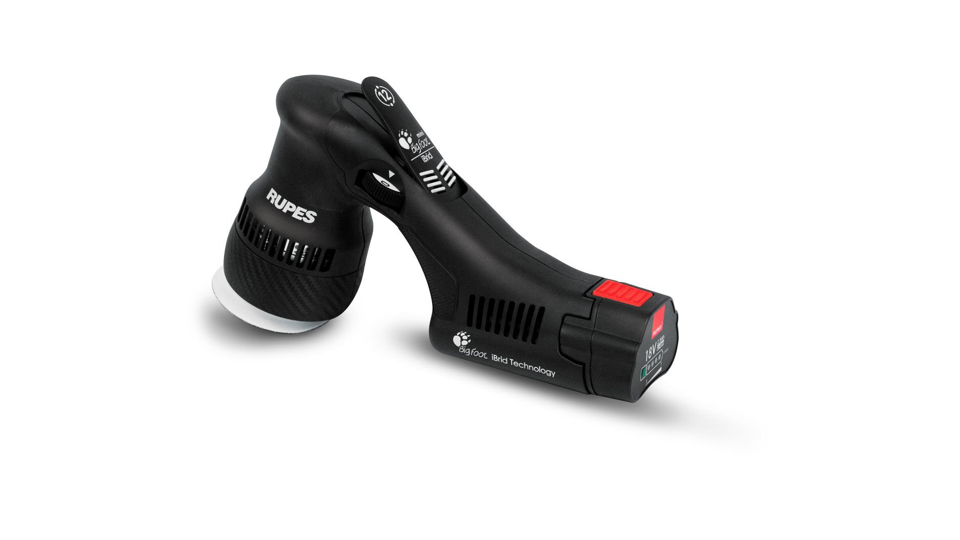 Rupes Hlr75 Mini İbrid Polisaj Makinesi (18 volt-2,5 Ah çift akülü)
