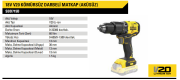 Stanley SBD715B  Darbeli Matkap Kömürsüz (Solo)