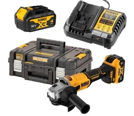 Dewalt DCG407M2 Akülü Avuç Taşlama  18Volt-4,0 Ah. Çift Akülü