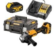 Dewalt DCG407M2 Akülü Avuç Taşlama  18Volt-4,0 Ah. Çift Akülü