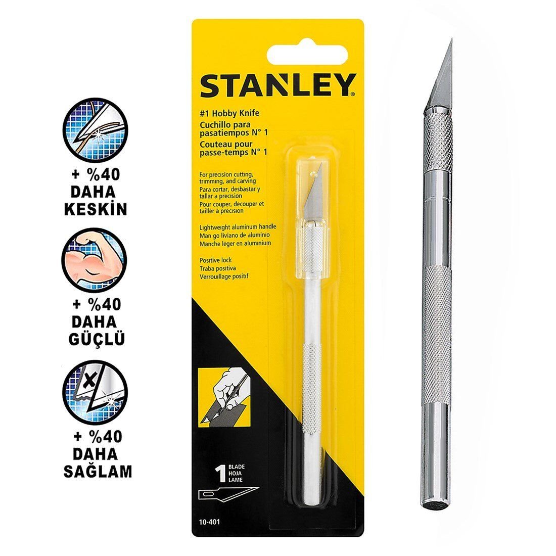 Stanley 0-10-401 Hobi Maket Bıçağı 120mm