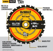 Dewalt  DT10302 Elmas Daire Testere  184x16 mm  24 Diş