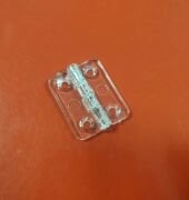PLEKSİ MİNİ MENTEŞE ŞEFFAF 24*30 mm (10 adet)