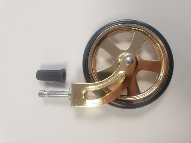 PİMLİ SERVİS ARABASI TEKERLEĞİ h:130 mm
