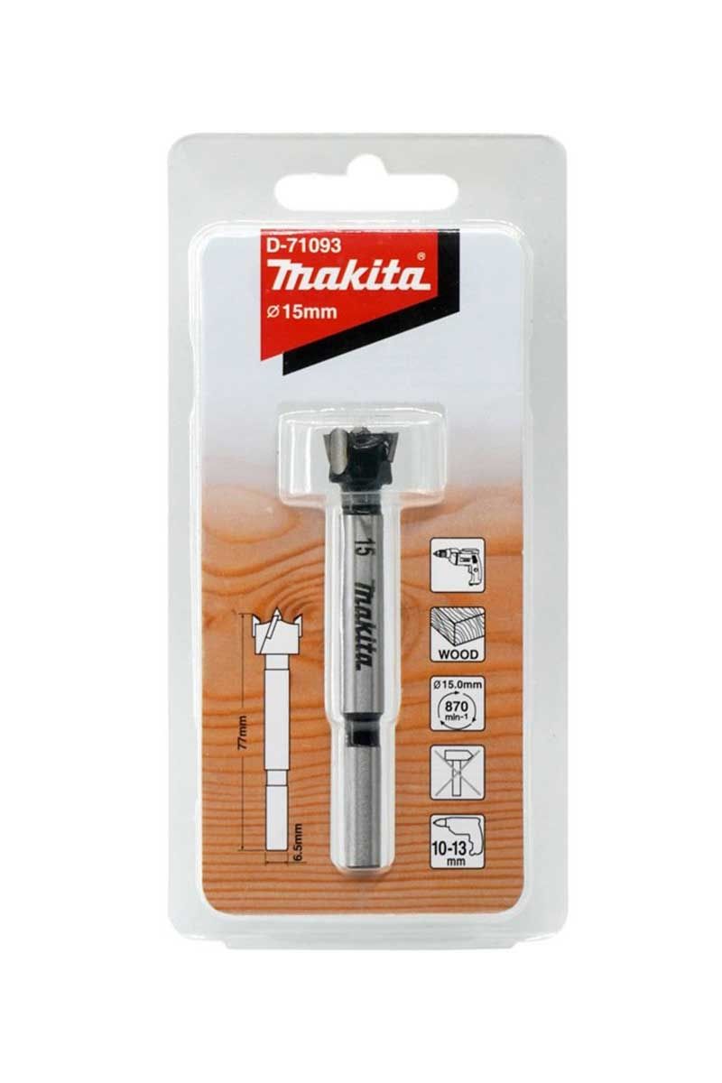 Makita 15mm Menteşe Matkabı D-71093