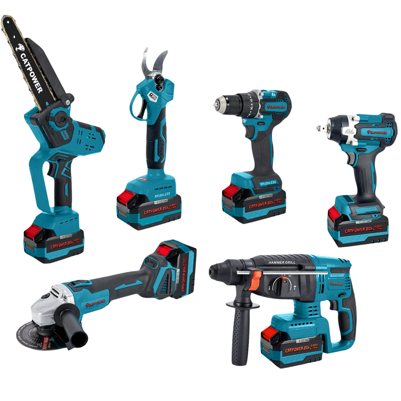 Catpower 1560  Akülü Alet Seti  6 Parça