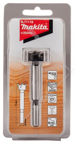 Makita 20mm Menteşe Matkabı D-71118