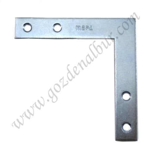 MEPA DÜZ GÖNYE MONTAJ DEMİRİ 80*80*15mm