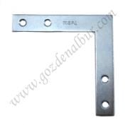 MEPA DÜZ GÖNYE MONTAJ DEMİRİ 80*80*15mm